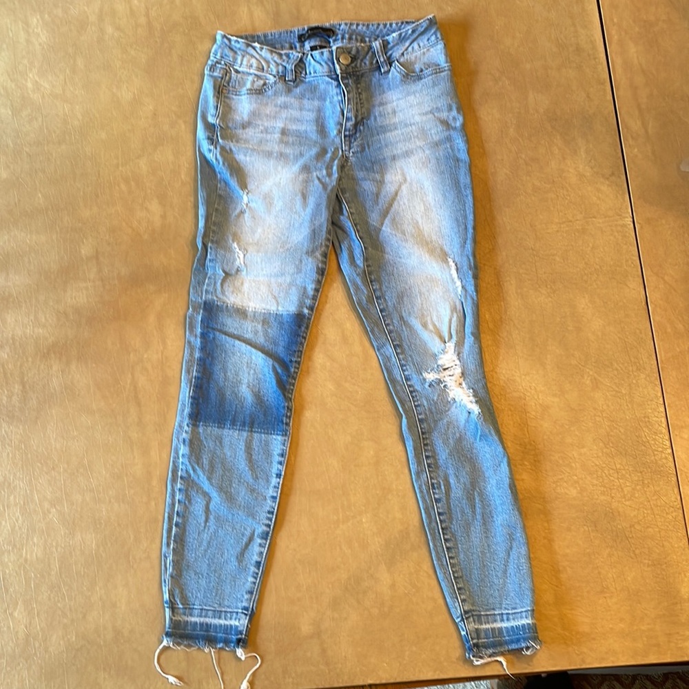 Light wash jeans